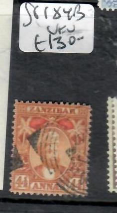ZANZIBAR YOUNG SULTAN  4 1/2A  SG 184B   VFU     P0625B H