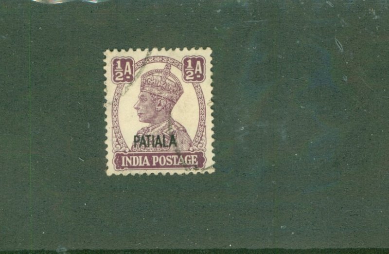 PATIALA INDIAN STATE 103 USED BIN $0.50