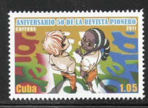 CUBA Sc# 5256  PIONEERS YOUTH GROUP Magazine  2011  MNH mint