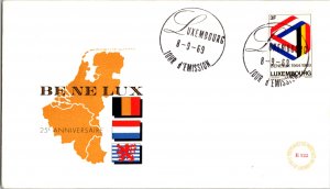 Luxembourg, Worldwide First Day Cover