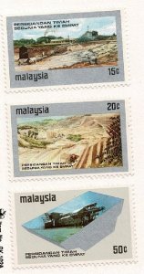 Malaysia #123-5 MNH cpl set