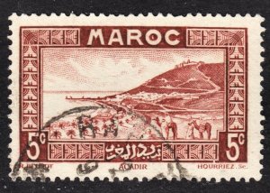 French Morocco Scott 127 F+ used.  FREE...