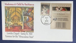 AFDCS 5331A Madonna Child Bachiacca Loretta Chapel Santa Fe NM Miraculous Stair