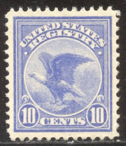 U.S. #F1 CHOICE Mint XF/SUP NH w/ Cert - 1911 10c Registry Stamp