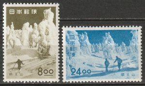 Japan 1951 Sc 523-4 set MLH*