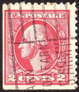 1920, US 2c, Washington, Used, Sc 528