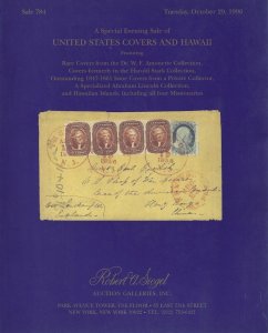 U.S. Covers and Hawaii, Robert A. Siegel, Sale 784, October 29, 1996, Catalog