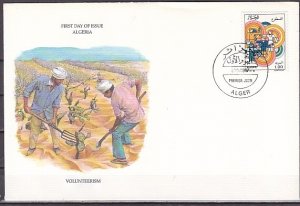 Algeria, Scott cat. 839. Volunteers issue. First day cover. ^