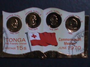 TONGA 1970 SC# 245 TONGA INDEPENDENCE-BRITISH COMONWEALTH OF NATIONS USED VF