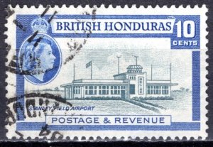 British Honduras 1953; Sc. # 149a; Used Perf. 13 1/2 x 13 Single Stamp