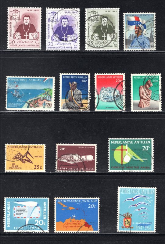 Netherlands Antilles #269-271,272-3,276,278-9,282-3,285-6,288-9 VF,Used..4210132