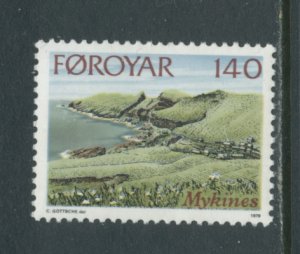 Faroe Islands 33 MNH