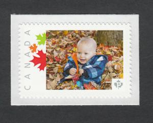 BABY BOY FIRST AUTUMN = picture postage stamp MNH Canada 2013 [p3sn16]