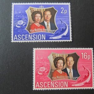 Ascension Islands 1972 Sc 164-165 set MNH