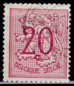 Belgium, 1951, Lion, Numeral, 20c, used