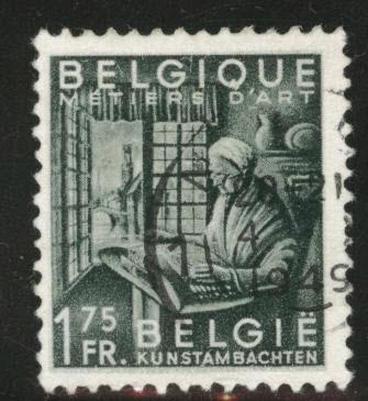 Belgium Scott 378 used 1948 stamp