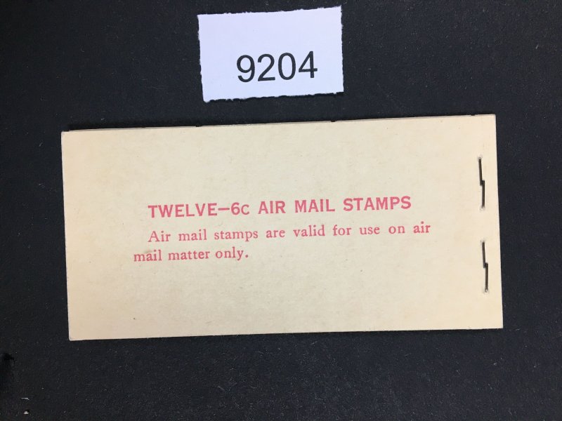 MOMEN: US STAMPS  # BKC3 COMPLETE UNEXPLODED BOOKLET $16 LOT #C 9204