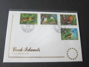 Cook Island 1989 Sc 1016-1019 FDC