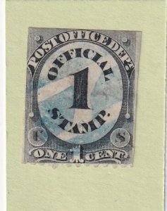 US O47 USED BLUE CANCEL
