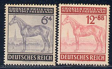 Germany Reich Scott # B244 - B245, mint hr