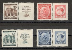 BOHEMIA & MORAVIA - MNH SET + MH TABS - W.A. MOZART - 1941.