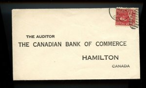 ? Admiral #184 perf 12x8 used 1931 early domestic cover  Canada