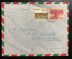 1950 Lorenzo Marques Portuguese Mozambique Airmail Cover To Holland