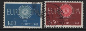 PORTUGAL 866-867  USED  EUROPA  SET