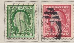 US#424 & 425 George Washington  (U) CV $0.50