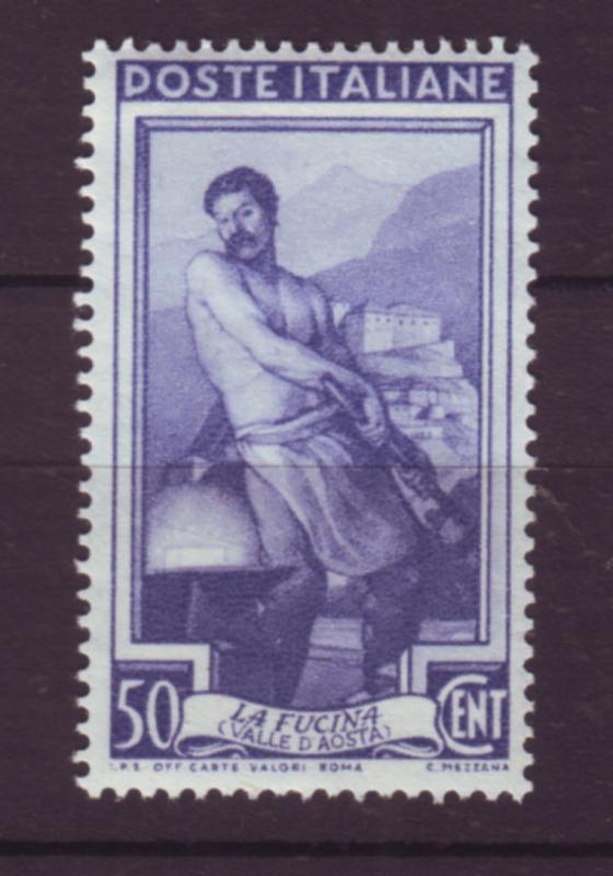 J20382 jlstamps 1950 italy hv of set mh #562 blacksmith