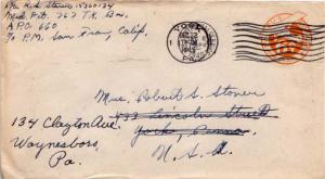 United States, Postal Stationery, U.S. A.P.O.'s, Airmail, Japan, Pennsylvania