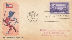 1003 3c BATTLE OF BROOKLYN - Civil War Patriotic cachet