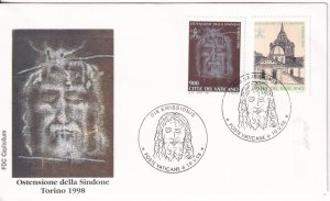 1998 - VATICAN - Scott #1073-1074 - FDC