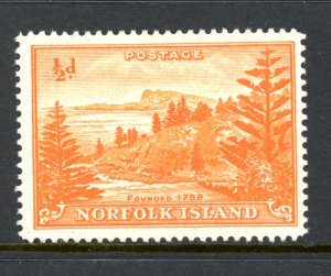Norfolk Island 1 MH  1947 1/2p
