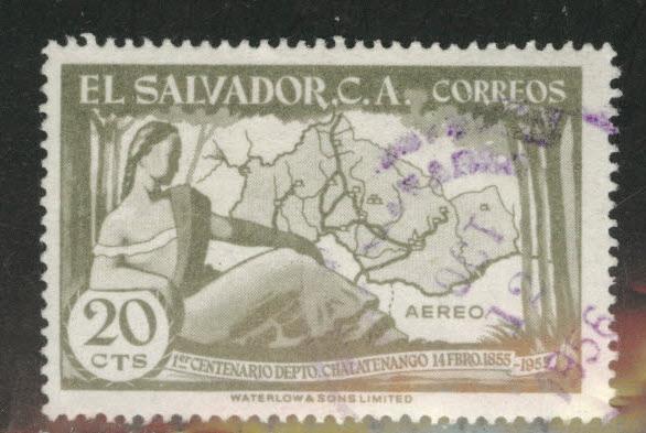 El Salvador Scott C175 used  airmail