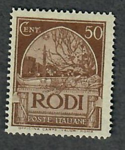 Italy Rhodes 20 Crusaders Tomb MNH single