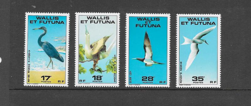 BIRDS - WALLIS & FUTUNA #214-217  MNH