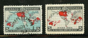 Canada Scott 86-86 Map Issue   Mint Hinged