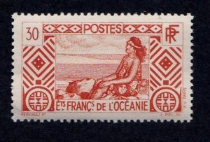 French Polynesia stamp #90, MH