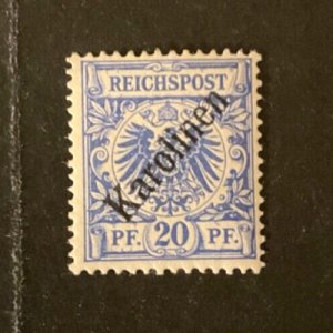 Stamps Caroline Islands Scott #4 hinged