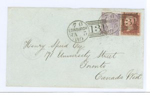 Great Britain 45 On cover. Plate 6.