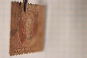 Natal sc#10 P13 used postage stamp cv$35.00 Queen Victoria QV 1 one penny