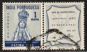 Portuguese India Sc #506 Used with label