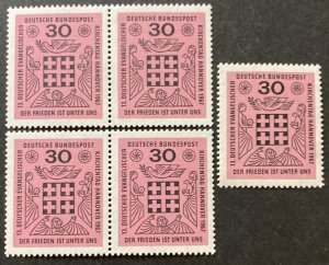 Germany 1967 #972, German Protestants, Wholesale Lot of 5, MNH, CV $1.25