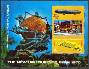 {Y071} Yemen 1970 UPU Transport Zeppelins S/S MNH** Mi.:Bl.137 12,00Eur