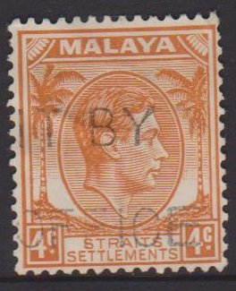 Straits Settlements Sc#240 Used