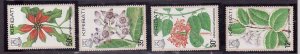 Kiribati-Sc#365-8-unused NH set-Local Flowers-Flora-1981-