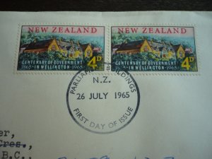 Postal History - New Zealand - Scott# 372 - First Day Cover