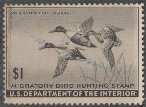 U.S. Scott #RW12 Duck Stamp - Used Single