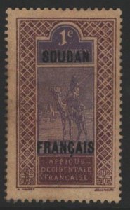 French Sudan Sc#21 MNG - toned